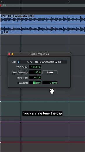 🎶 Change the pitch of audio clips in real time ▶️ avid.co/oe5o50WF50a #musicproduction #pitch #avidprotools #daw #protools #transpose #avid #mix | Avid