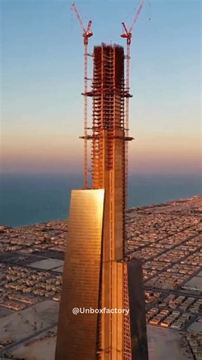 JEDDAH TOWER PASSES 80 FLOORS — NEARING BURJ KHALIFA HEIGHT Saudi Arabia’s Jeddah Tower has surpassed 80 floors as construction resumes toward its planned 1-kilometer height. Once completed, it aims to exceed the current tallest building, Burj Khalifa in Dubai. Important Details: • Target height: 1 kilometer • 80 floors completed • Designed by Adrian Smith • Part of Jeddah Economic City • Symbol of Saudi mega-project ambition • Engineering challenges at extreme height • Competes for global heigh