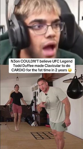 N3on COULDN’T believe UFC Legend Todd Duffee made Clavicular to do CARDIO 😯 #n3on