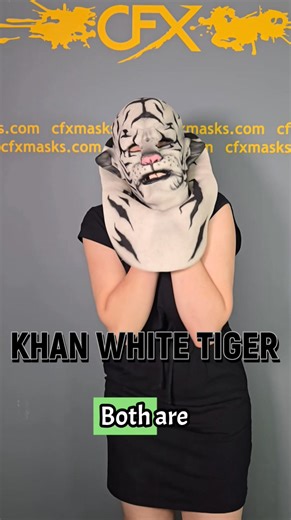 Composite Effects (CFX Masks) | Tigers and tigers and tigers, oh my! Here is our lovely Khan the Beast White Tiger silicone mask. What do you want to see next? Available... | Instagram