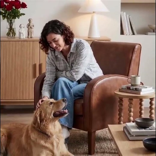 ChairsMe: Where Modern Design Meets 400lbs Robust Support #ChairsMe #InteriorDesign #LeatherChair