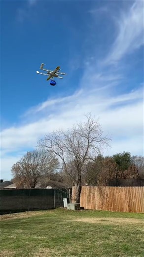 Walmart Drone Delivers Coffee to Woman's Backyard