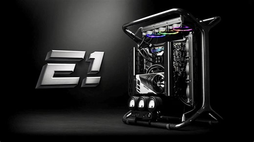 Pre-Built EVGA E1 PC Ditches the Case for a Cable Suspension System