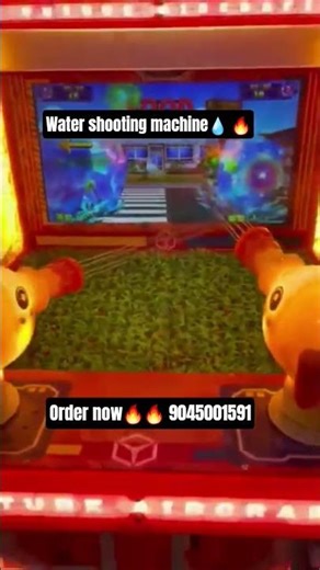 Water shooting machine 🔥💦 for amusement park & cafes #gaming #arcademachine #toys #arcadebox #tekken