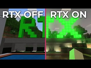 Minecraft RTX (gamescom 2019 built) – RTX on / RTX off Quick Graphics Comparison