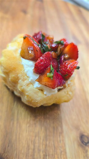 Chef Lauren Covas on Instagram: "Pepperidge Farm Puff Pastry Shells are a game changer! The possibilities are endless but first up, our Strawberry & Burrata Bruschetta. It is sweet and savory and is the perfect Spring appetizer! We rolled it out for Happy Hour tonight! Enjoy! Strawberry & Burrata Bruschetta 1 package of Pepperidge Farm Puff Pastry Shells 8 strawberries, quartered 1/4 red onion, very small diced 5 leaves basil, thinly sliced 2 tbsp balsamic a little olive oil salt & pepper 1 ball