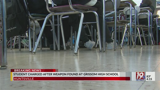 Student charged after weapon found at Grissom High School | April 2, 2026 | News 19 at 4 p.m.