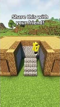 Minecraft Easy House Hack #minecraft