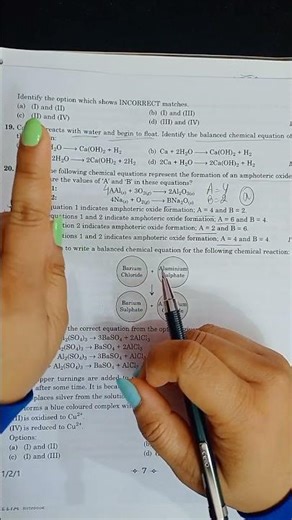 Question Solve करलो चूना Lagne से पहले 😎 #class10th #physics #metalsandnonmetals #class10science