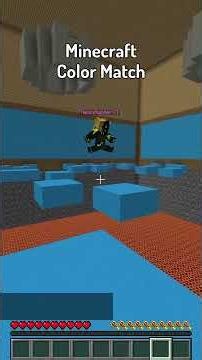 Minecraft Color Match is SUPER FUN