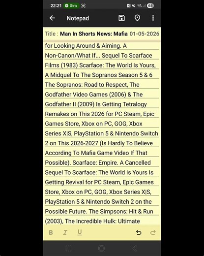Man In Shorts News: Mafia Trilogy & Mafia: The Old Country Is Coming for Switch 2 on This 2026