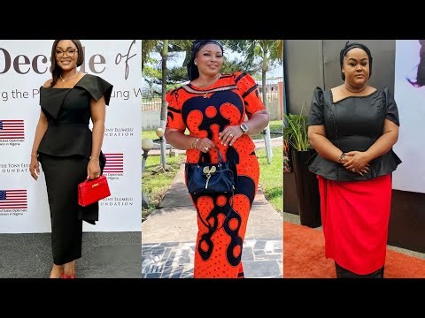 🇬🇭CLASSY & LOVELY FUNERAL SKIRT AND BLOUSE STYLES FOR BEAUTIFUL GHANAIAN LADIES