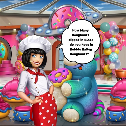 34K views · 182 reactions | It's THROWBACK THURSDAY, chefs! ✨ How many doughnuts dipped in glaze did you collect in the Bubble Valley Doughnuts?  Check your restaurant overview and share your results in the comments! | Cooking Fever | Facebook