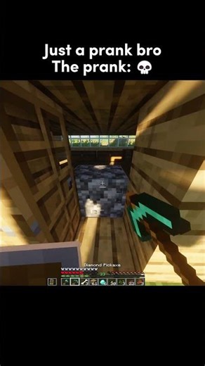 It was not a prank 😭 #w3rp0_ #minecraft #fyp #funny #viral