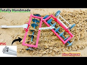 How to Make a Disc Harrow for using PVC sheet