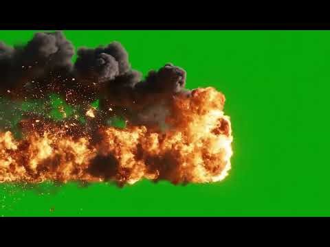 Realistic Fire Effect Green Screen: Free Download for Explosive VFX