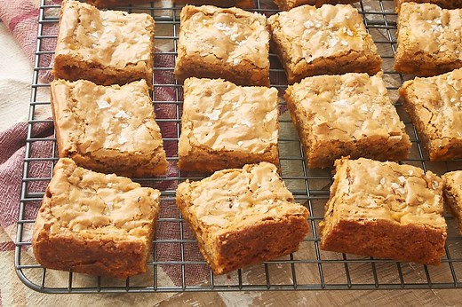 Salted Butterscotch Blondies - Easy Recipe!