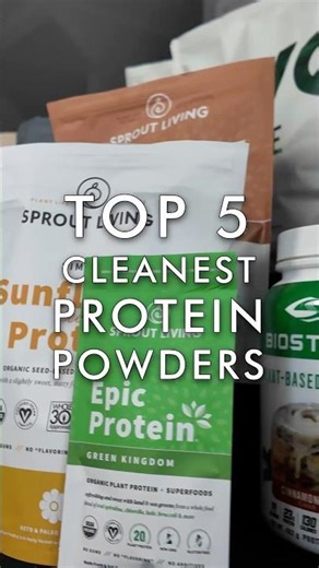 Top 5 Cleanest Plant Based Protein Powders 💪