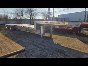2023 Benson 48ft Drop Deck Trailer - All Aluminum, Aluminum Floor, Spread Axle, Toolbox
