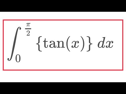 Integral fractional part tan(x)