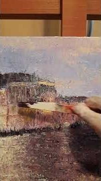 Figuratives Ölgemälde, Impressionismus, Spachteltechnik #malenlernen #figurativekunst