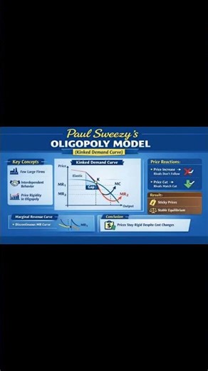 Paul Sweezy’s Oligopoly Model Explained | Kinked Demand Curve