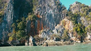 Huge Limestone Cliffs Phang Nga Bay Stock Footage Video (100% Royalty-free) 1025096417 | Shutterstock