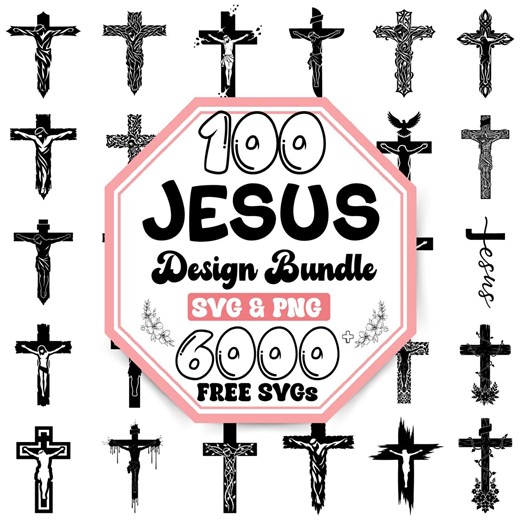 Jesus SVG Bundle |christian Cross Svg |faith Cross Svg |bible Verse Svg |religious Cross Svg |blessed Svg |inspirational Svg |christian Sign - Etsy