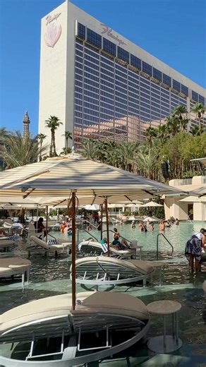 55K views · 259 reactions | Meet Flamingo Las Vegas’ NEW GoPool 囹 Where the beats are oontzin” and the cocktails cost $51 (after tip). #lasvegas #flamingolasvegas | Las Vegas Then and Now | Facebook