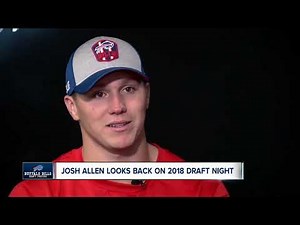 Bills quarterback Josh Allen looks back on 2018 draft night