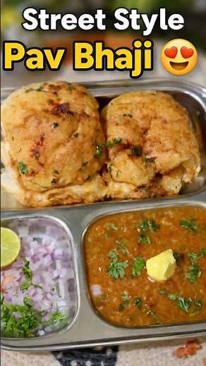 Mumbai Style Pav Bhaji 🔥 | Butter Loaded Recipe #pavbhaji #streetfood #indianfood #foodie #recipe
