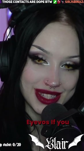 use code blairvira at EYEVOS for halloween🎃👀 #shorts