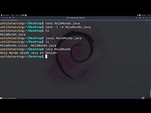 Instalacion Java 21 En Debian Y Hola Mundo