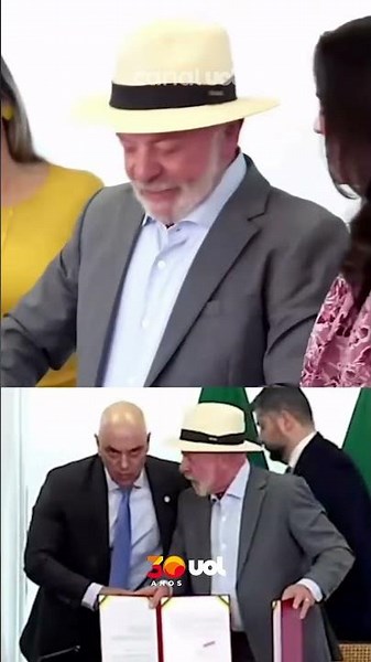 Lula convida Moraes para 'tomar um café' e microfone flagra conversa em evento no Planalto; assista