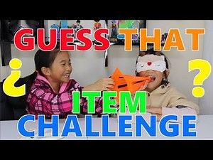 Blindfolded Guess that Item Challenge!!!!