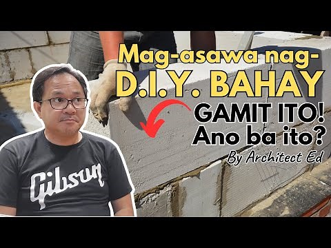 Mag-asawa nag-DIY House Construction gamit ang isang kakaibang building material!