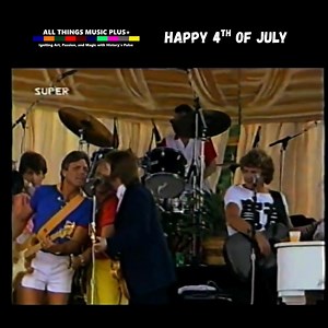 ON THIS DATE (41 YEARS AGO) July 4, 1984 – The Beach Boys headlined a 13-hour show on the National Mall in Washington to an estimated 750,000 people On July 4, 1984, the National Mall in Washington, D.C., transformed into a vibrant celebration of America’s 208th birthday, headlined by a triumphant return of The Beach Boys, who had been controversially banned the previous year by then-Interior Secretary James Watt for attracting the “wrong element.” The concert, part of a 13-hour musical extravag
