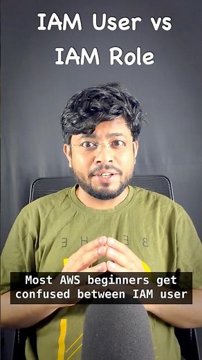 IAM User or IAM Role? Don't Get It Wrong #aws #cloudcomputing #shorts