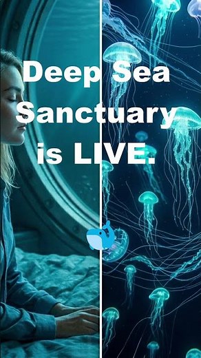 Deep Sea Sanctuary 🌊 10 HOURS Underwater journey for Deep Sleep & Anxiety Relief