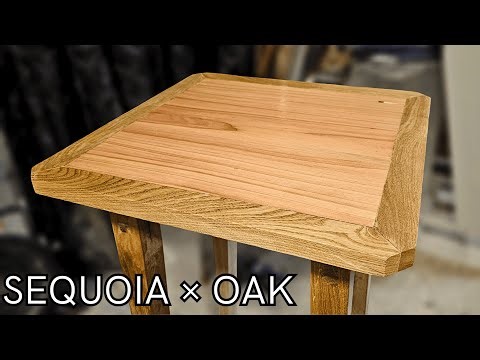 Bedside Table from Sequoia & Oak | Frame, Mortise & Tenon, Wedges