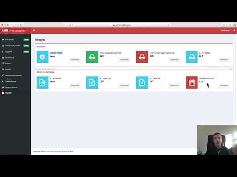 AMR Printer management software overview.Getting started.