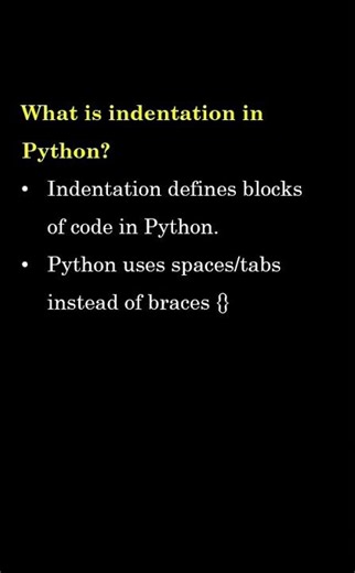 What is Indentation in Python? | Most Asked Interview Question