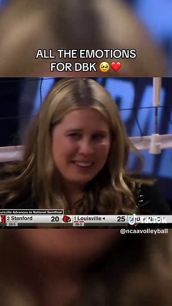 Louisville Volleyball Coach's Emotional Moment on ESPN2