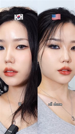 AEGO 애고 on Instagram: "Foxy eyes🦊Korean VS English #makeuphack #makeup #languagelearning"