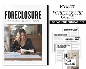 Foreclosure Guide, Distressed Homeowners, Home Foreclosure, Real Estate Marketing, Foreclosure Letter, Realtor Farming, Foreclosed Property - Etsy