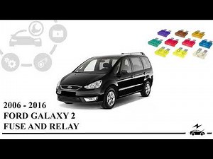 What is the fuse layout for the Ford Galaxy?