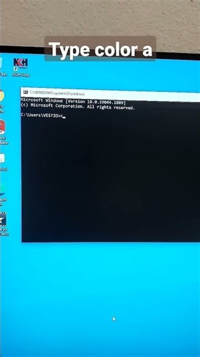 Windows command line prank. Only for fun CMD #fyp #cmd