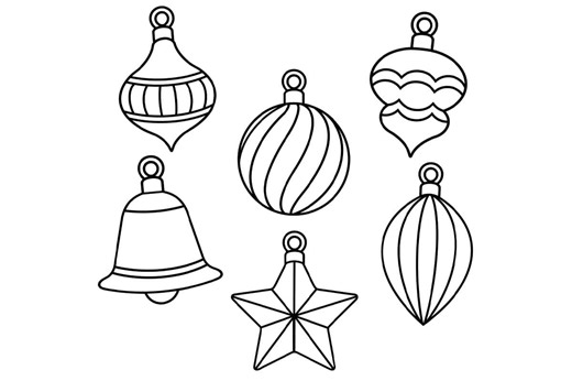 Ornament Templates - Printable Christmas Ornament Shapes
