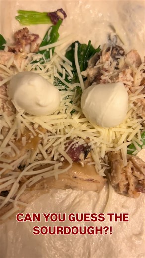 Can yall guess the sourdough?!?!? #food #sourdough #chicken #bacon #yummy