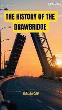 THE HISTORY OF THE DRAWBRIDGE #history #machine #inventions #howthingswork